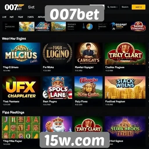 Análise de jogos populares no site 007bet